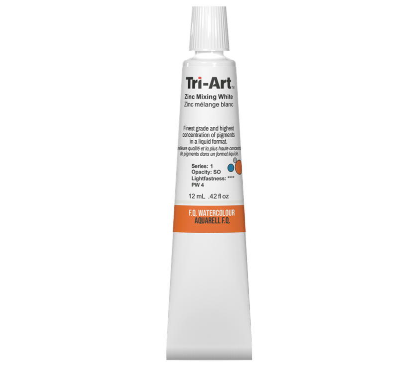 Tri-Art Water Colours - Zinc Mixing White - Art Noise
