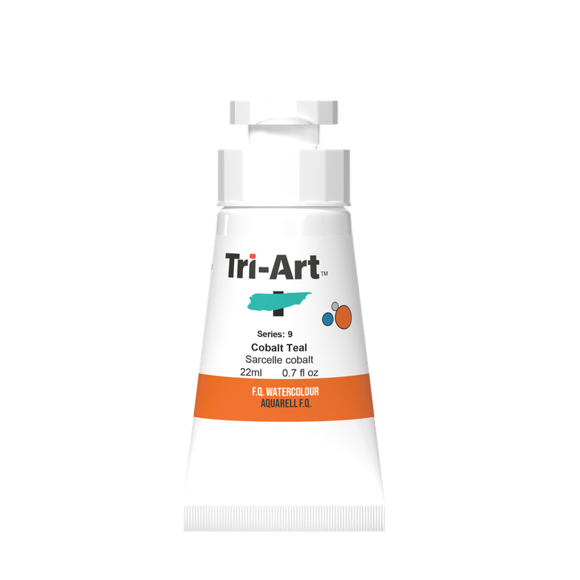 Tri-Art Water Colours - Cobalt Teal - Art Noise