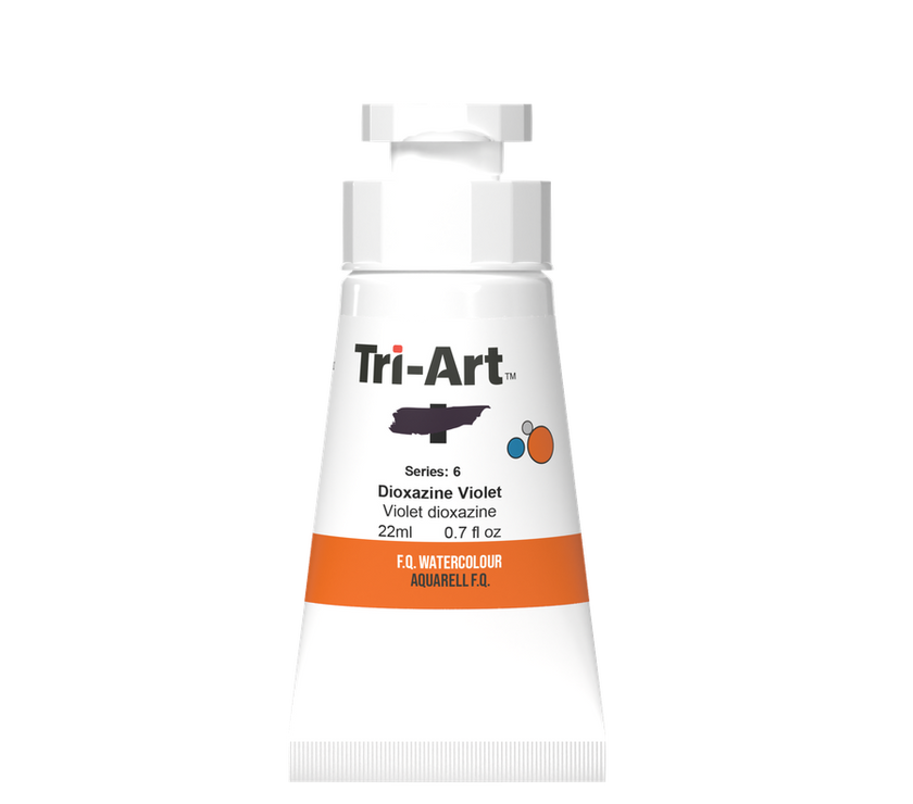 Tri-Art Water Colours - Dioxazine Violet - Art Noise
