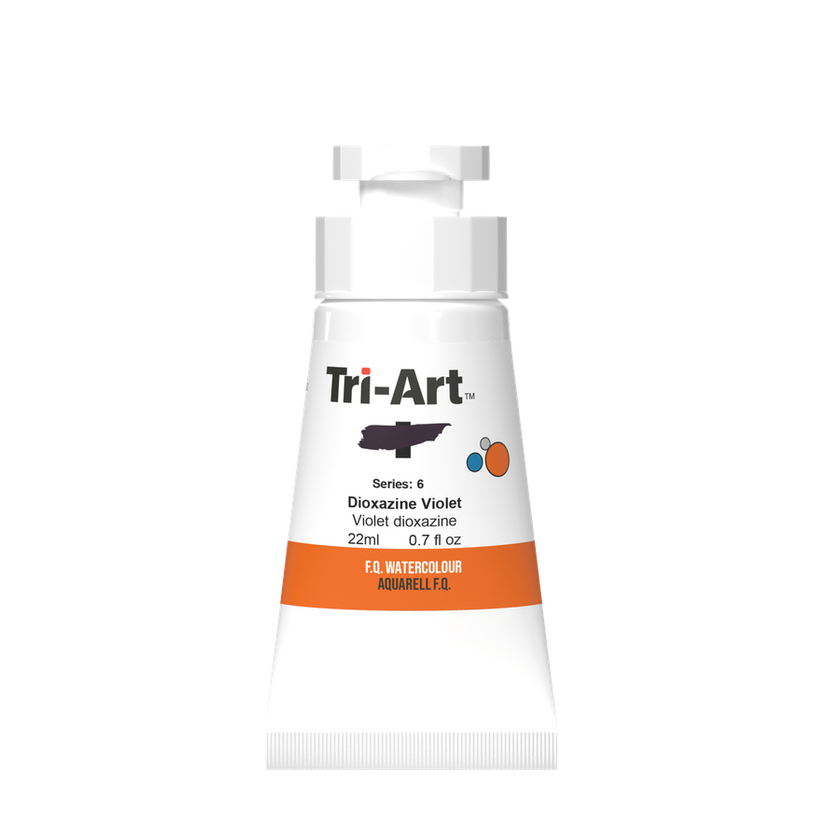 Tri-Art Water Colours - Dioxazine Violet - Art Noise