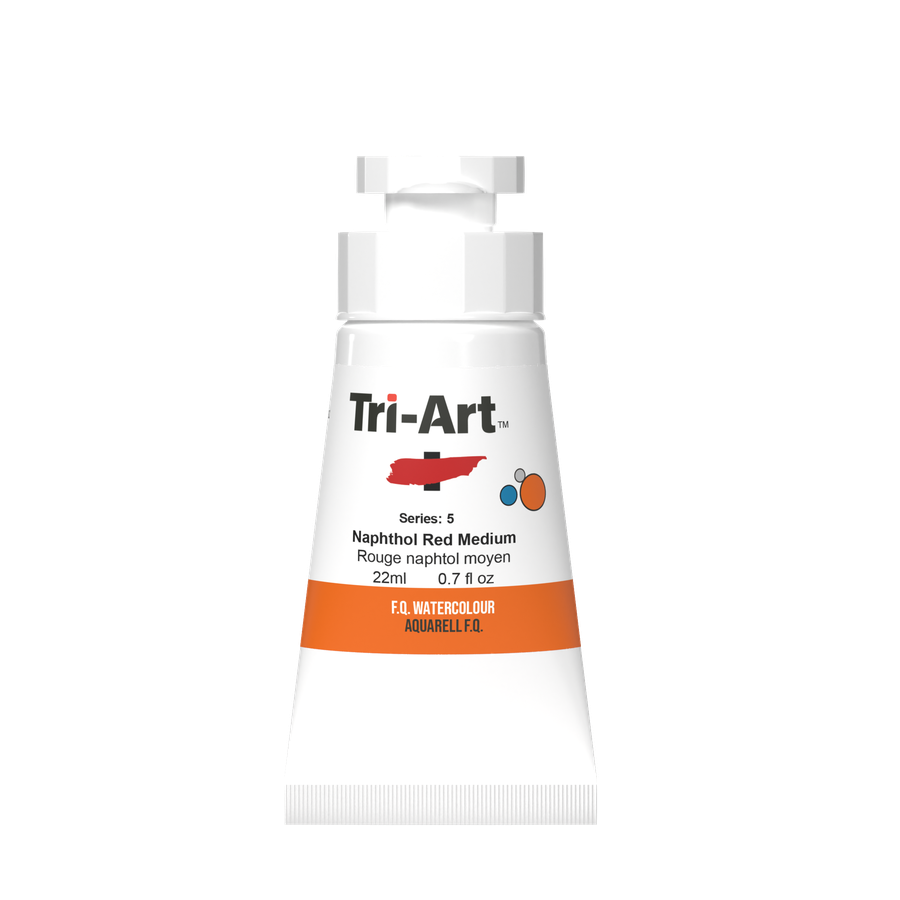 Tri-Art Water Colours - Naphthol Red Medium - Art Noise