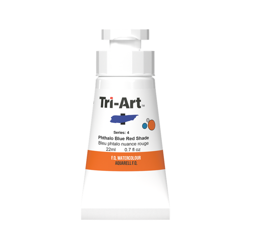 Tri-Art Water Colours - Phthalo Blue Red Shade - Art Noise