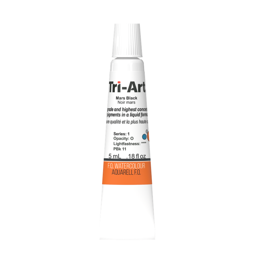 Tri-Art Water Colours - Mars Black - Art Noise