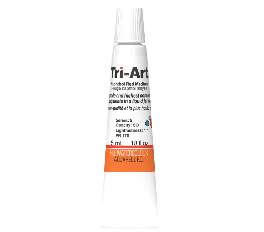 Tri-Art Water Colours - Naphthol Red Medium - Art Noise