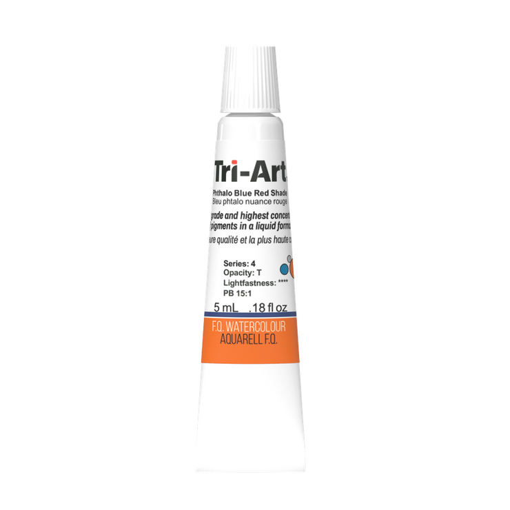 Tri-Art Water Colours - Phthalo Blue Red Shade - Art Noise