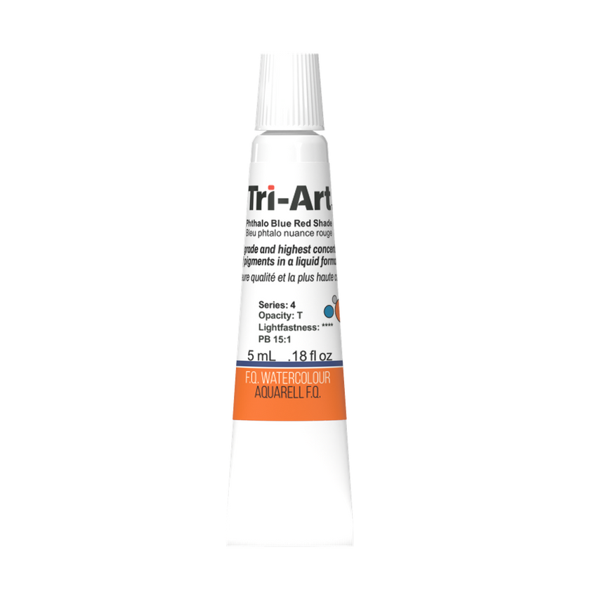 Tri-Art Water Colours - Phthalo Blue Red Shade - Art Noise