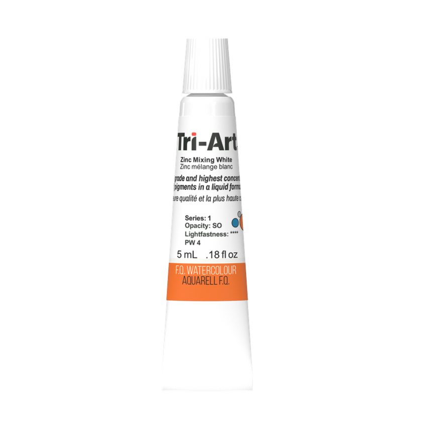 Tri-Art Water Colours - Zinc Mixing White - Art Noise