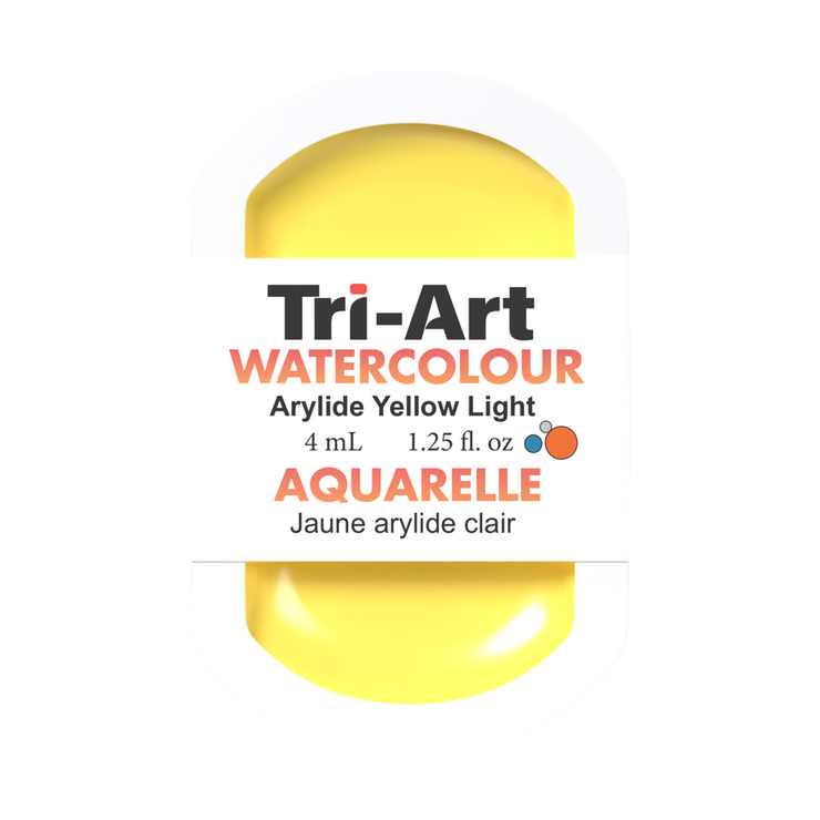 Tri-Art Water Colour Pans - Arylide Yellow Light - 4 mL - Art Noise