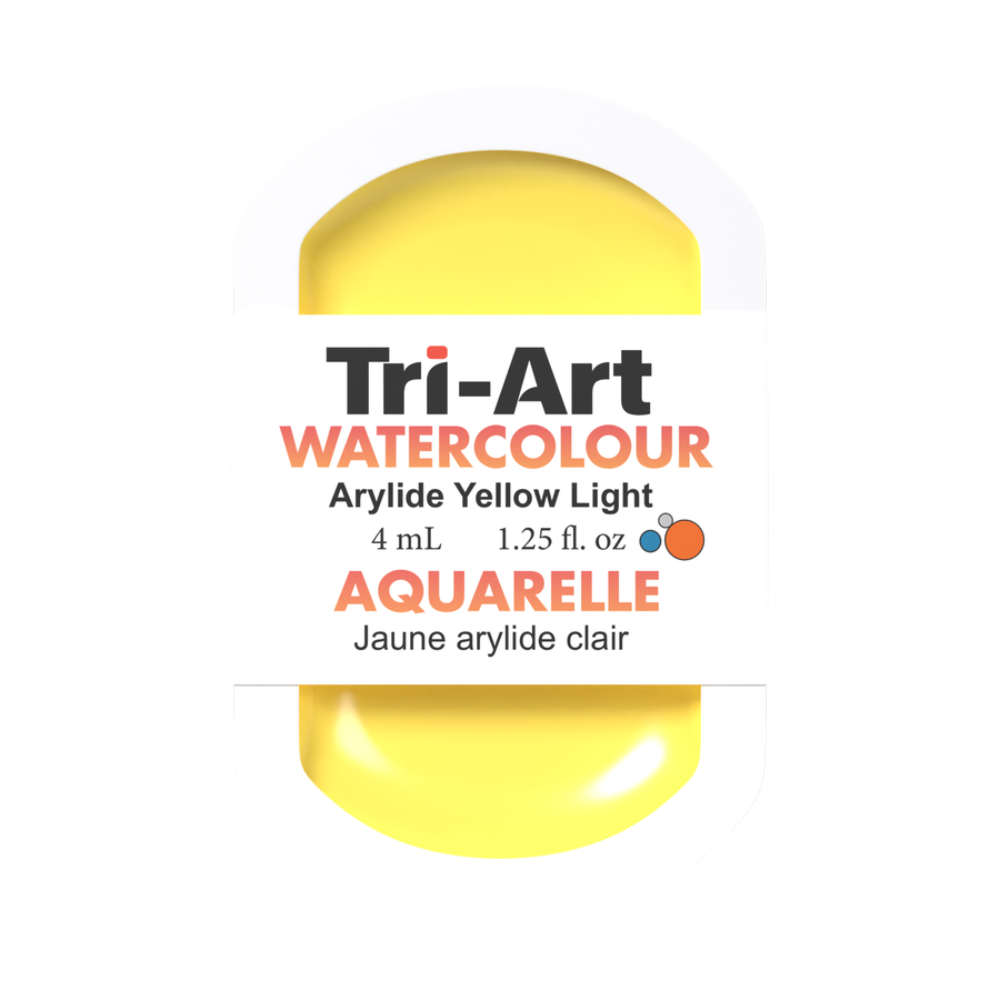 Tri-Art Water Colour Pans - Arylide Yellow Light - 4 mL