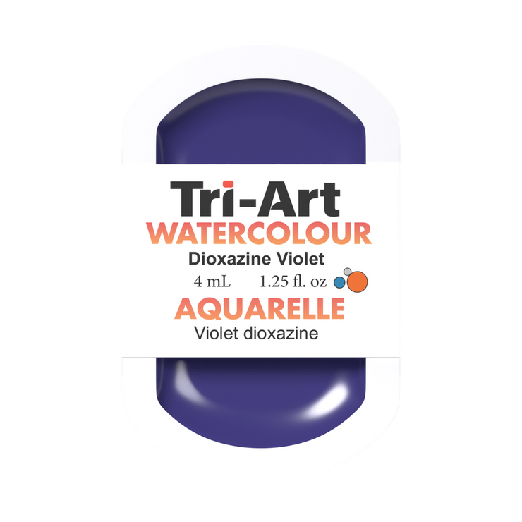 Tri-Art Water Colour Pans - Dioxazine Violet - 4 mL - Art Noise