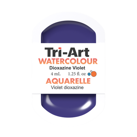 Tri-Art Water Colour Pans - Dioxazine Violet - 4 mL - Art Noise Tri-Art Water Colour Pans - Dioxazine Violet - 4 mL Tri-Art Mfg. product_type art-noise.myshopify.com tri-art-water-colour-pans-dioxazine-violet-4-ml
