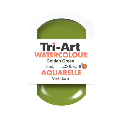 Tri-Art Water Colour Pans - Golden Green - 4 mL - Art Noise Tri-Art Water Colour Pans - Golden Green - 4 mL Tri-Art Mfg. product_type art-noise.myshopify.com tri-art-water-colour-pans-golden-green-4-ml