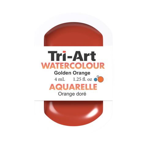 Tri-Art Water Colour Pans - Golden Orange - 4 mL - Art Noise