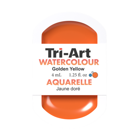 Tri-Art Water Colour Pans - Golden Yellow - 4 mL - Art Noise Tri-Art Water Colour Pans - Golden Yellow - 4 mL Tri-Art Mfg. product_type art-noise.myshopify.com tri-art-water-colour-pans-golden-yellow-4-ml