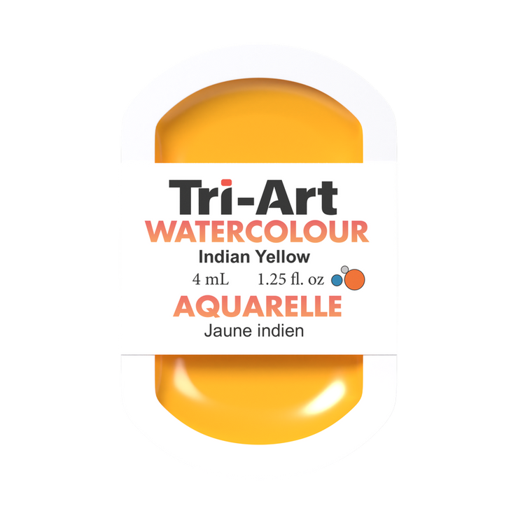 Tri-Art Water Colour Pans - Indian Yellow - 4 mL - Art Noise