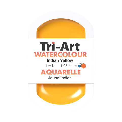 Tri-Art Water Colour Pans - Indian Yellow - 4 mL - Art Noise