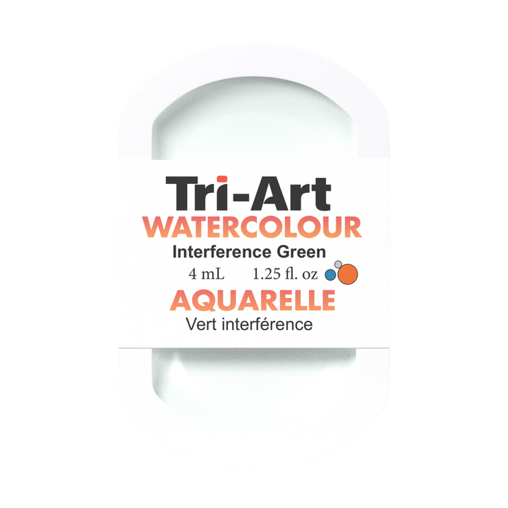 Tri-Art Water Colour Pans - Interference Green - 4 mL - Art Noise