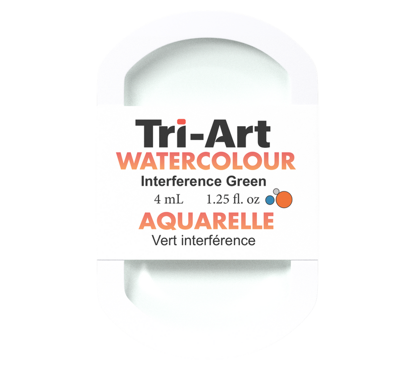 Tri-Art Water Colour Pans - Interference Green - 4 mL - Art Noise