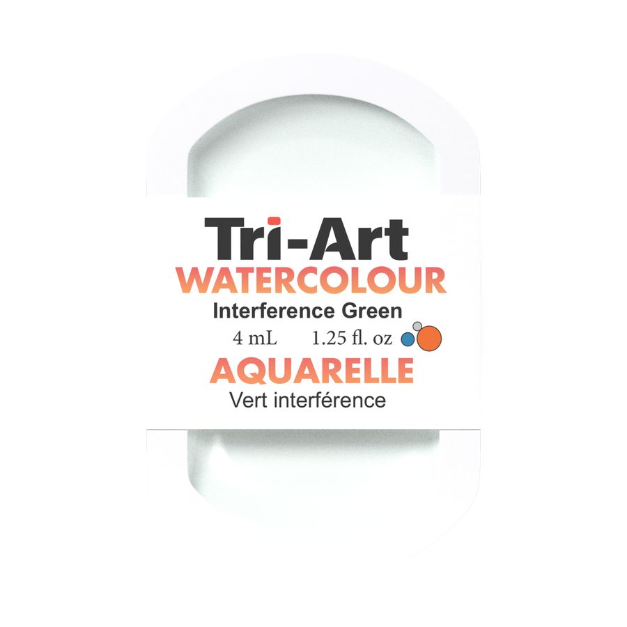 Tri-Art Water Colour Pans - Interference Green - 4 mL