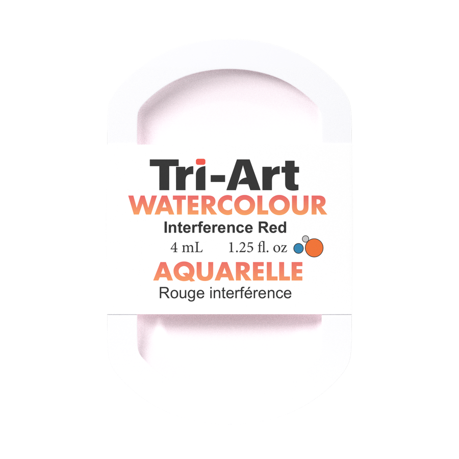 Tri-Art Water Colour Pans - Interference Red - 4 mL - Art Noise