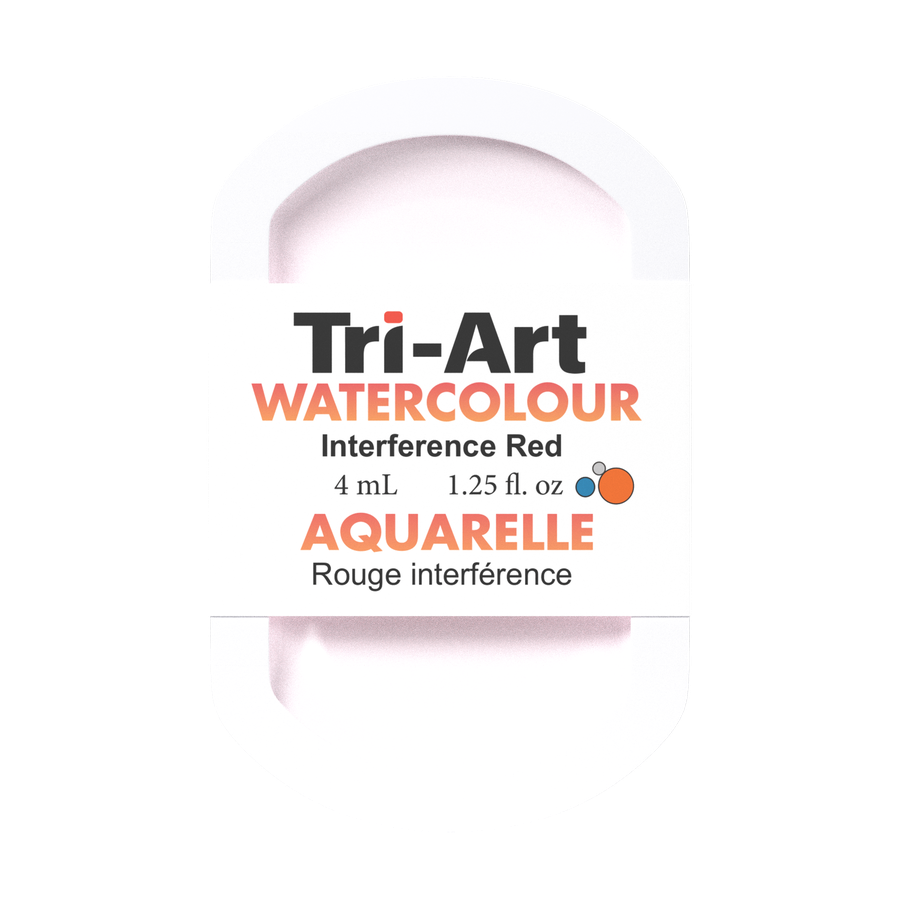 Tri-Art Water Colour Pans - Interference Red - 4 mL