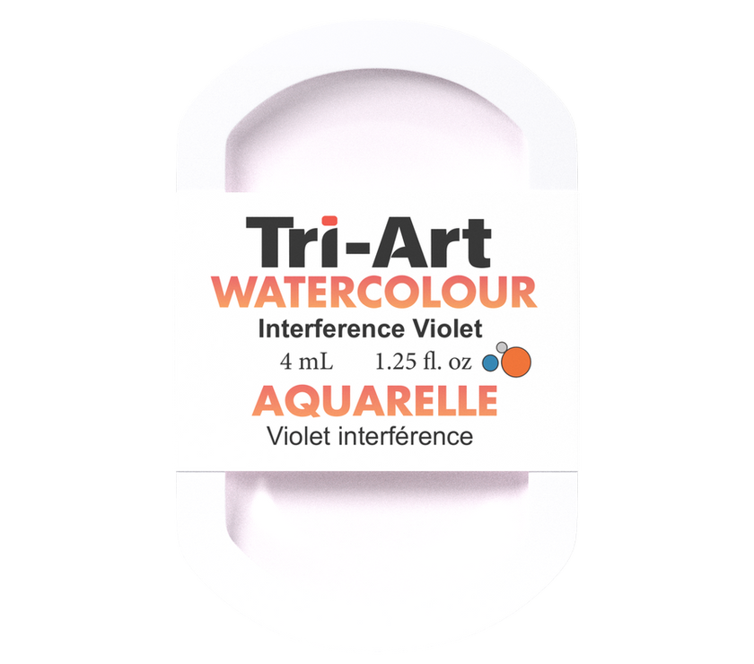 Tri-Art Water Colour Pans - Interference Violet - 4 mL - Art Noise