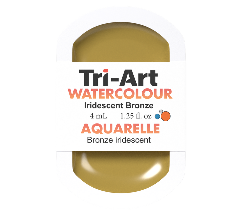 Tri-Art Water Colour Pans - Iridescent Bronze - 4 mL - Art Noise