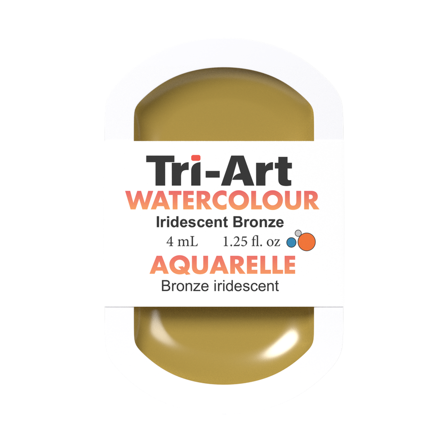 Tri-Art Water Colour Pans - Iridescent Bronze - 4 mL
