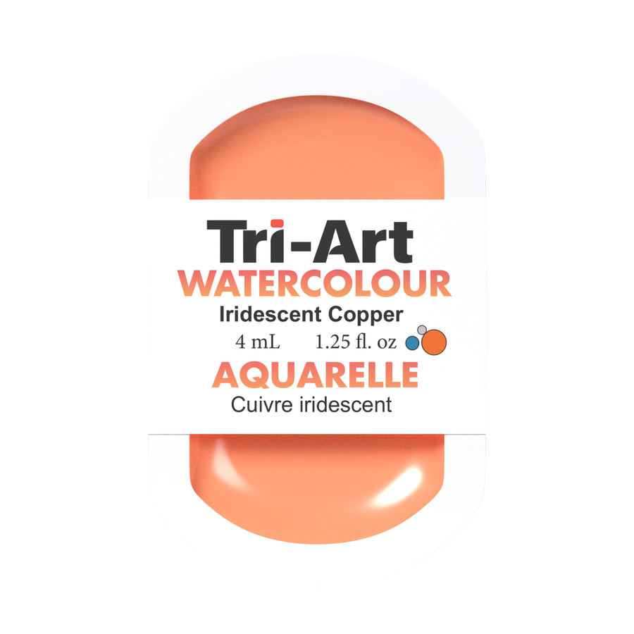Tri-Art Water Colour Pans - Iridescent Copper - 4 mL