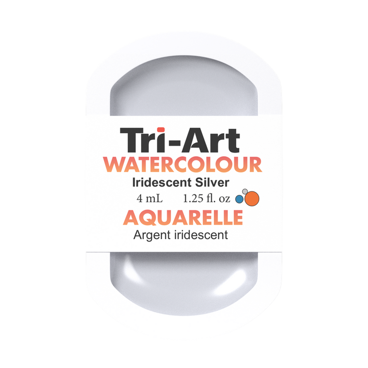 Tri-Art Water Colour Pans - Iridescent Silver - 4 mL - Art Noise