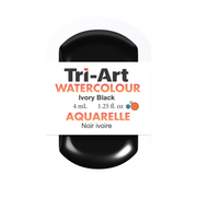 Tri-Art Water Colour Pans - Ivory Black - 4 mL - Art Noise