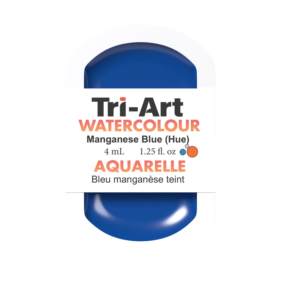 Tri-Art Water Colour Pans - Manganese Blue Hue - 4 mL - Art Noise