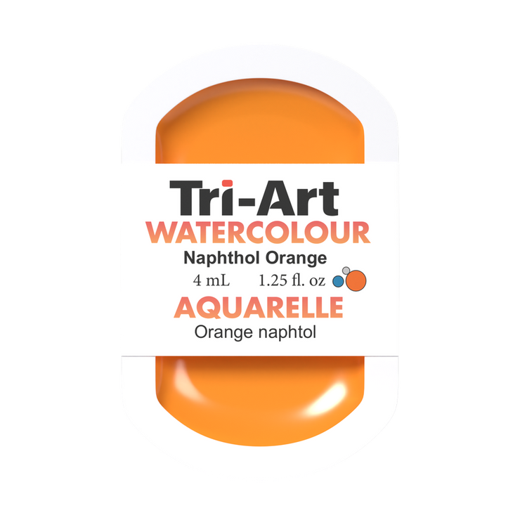 Tri-Art Water Colour Pans - Naphthol Orange - 4 mL - Art Noise