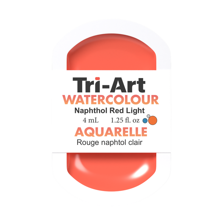 Tri-Art Water Colour Pans - Naphthol Red Light - 4 mL - Art Noise