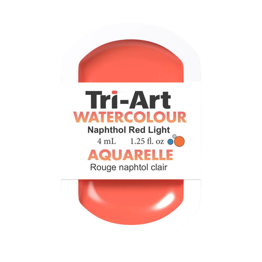 Tri-Art Water Colour Pans - Naphthol Red Light - 4 mL - Art Noise