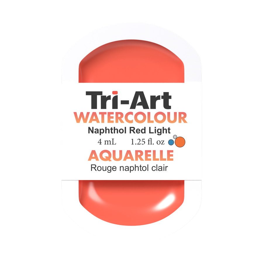 Tri-Art Water Colour Pans - Naphthol Red Light - 4 mL