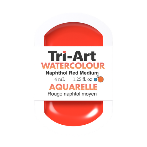 Tri-Art Water Colour Pans - Naphthol Red Medium - 4 mL - Art Noise