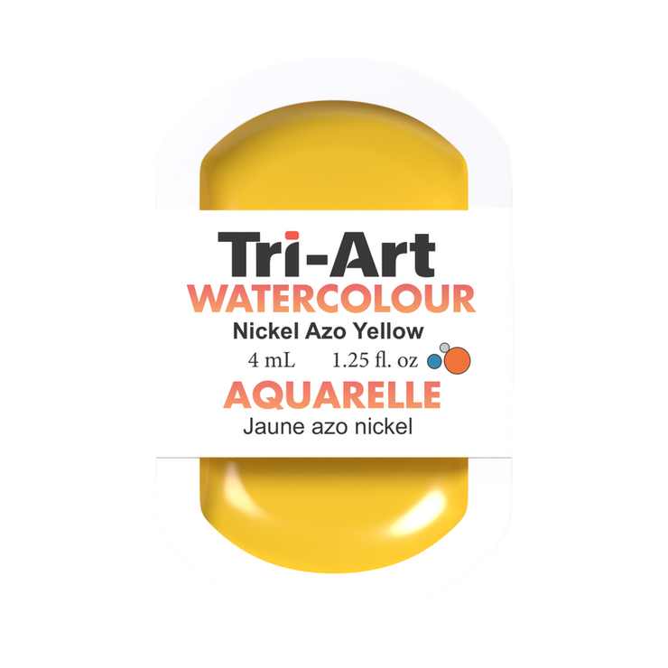 Tri-Art Water Colour Pans - Nickel Azo Yellow - 4 mL - Art Noise