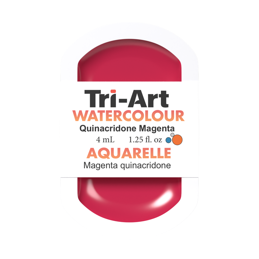Tri-Art Water Colour Pans - Quinacridone Magenta - 4 mL - Art Noise Tri-Art Water Colour Pans - Quinacridone Magenta - 4 mL Tri-Art Mfg. product_type art-noise.myshopify.com tri-art-water-colour-pans-quinacridone-magenta-4-ml