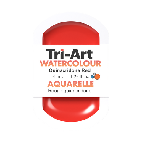 Tri-Art Water Colour Pans - Quinacridone Red - 4 mL - Art Noise