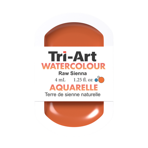 Tri-Art Water Colour Pans - Raw Sienna - 4 mL - Art Noise