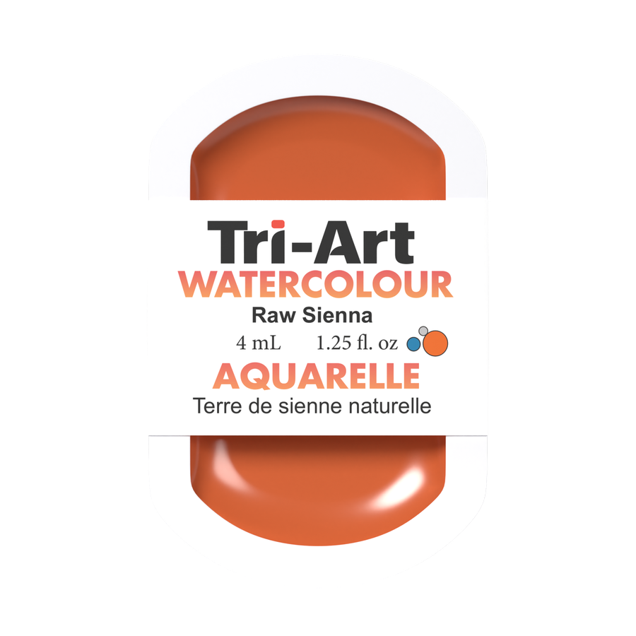 Tri-Art Water Colour Pans - Raw Sienna - 4 mL - Art Noise Tri-Art Water Colour Pans - Raw Sienna - 4 mL Tri-Art Mfg. product_type art-noise.myshopify.com tri-art-water-colour-pans-raw-sienna-4-ml