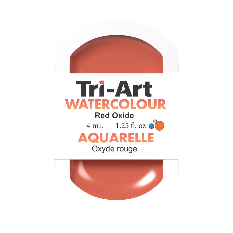 Tri-Art Water Colour Pans - Red Oxide - 4 mL