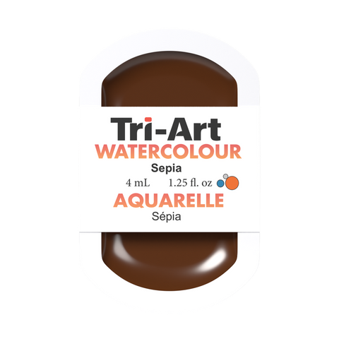 Tri-Art Water Colour Pans - Sepia - 4 mL - Art Noise Tri-Art Water Colour Pans - Sepia - 4 mL Tri-Art Mfg. product_type art-noise.myshopify.com tri-art-water-colour-pans-sepia-4-ml