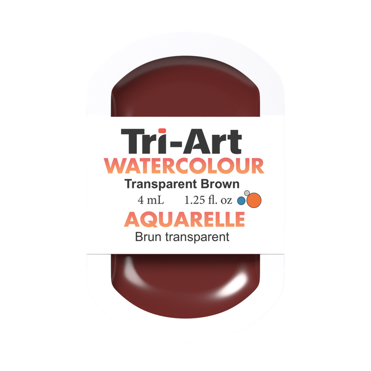 Tri-Art Water Colour Pans - Transparent Brown - 4 mL - Art Noise