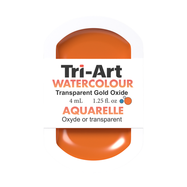 Tri-Art Water Colour Pans - Transparent Gold Oxide - 4 mL - Art Noise