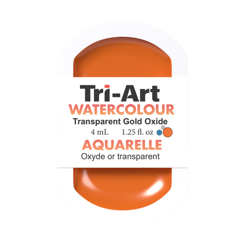 Tri-Art Water Colour Pans - Transparent Gold Oxide - 4 mL - Art Noise