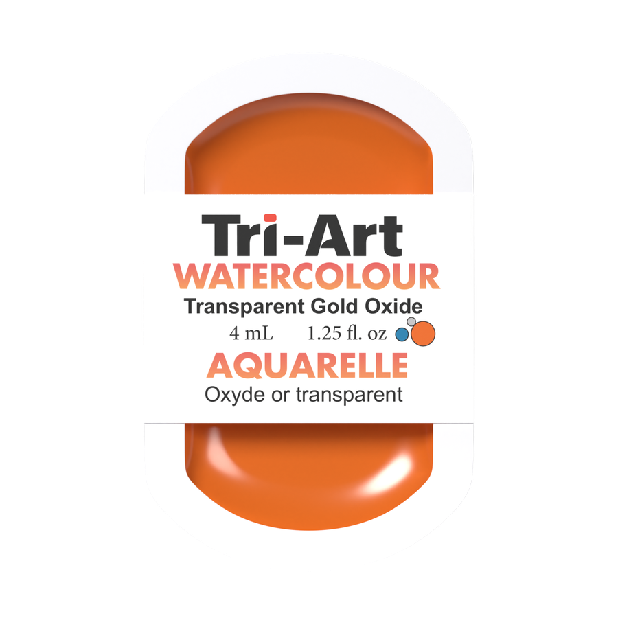 Tri-Art Water Colour Pans - Transparent Gold Oxide - 4 mL