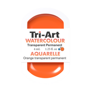 Tri-Art Water Colour Pans - Transparent Permanent Orange - 4 mL - Art Noise