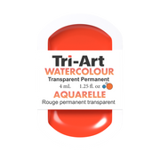 Tri-Art Water Colour Pans - Transparent Permanent Red Light - 4 mL - Art Noise